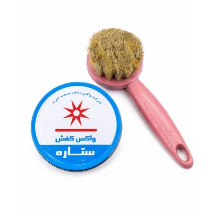 واکس کفش ستاره همراه با فرچه